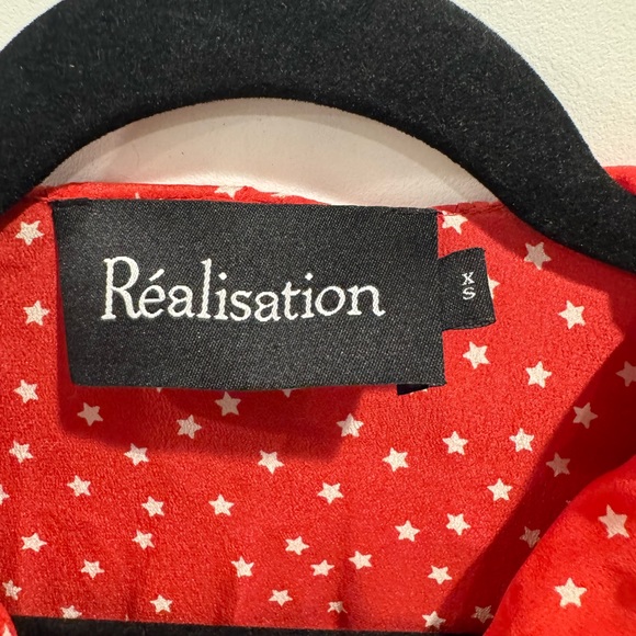 Realisation red star Alexandria mini wrap dress - Picture 6 of 9